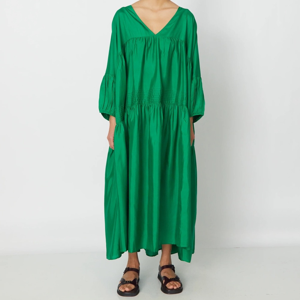 Airi Grass Green Maxi Dress